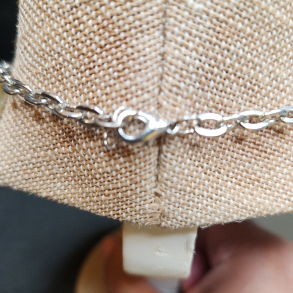 MOP Silver Earrings and Necklace Duo - Picture 7 of 7